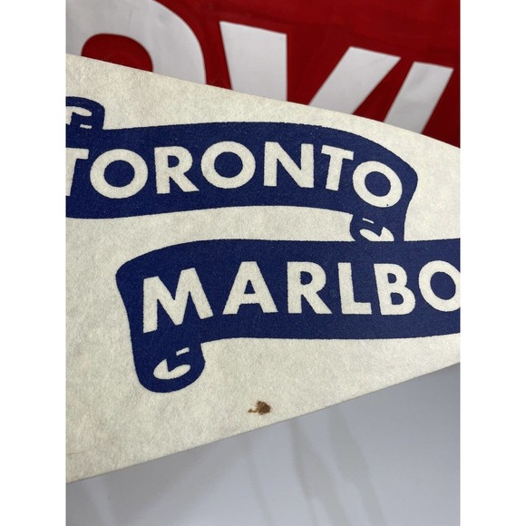 Vintage Toronto Marlboros OHL Hockey Full Size Pennant Rare - Picture 2 of 6